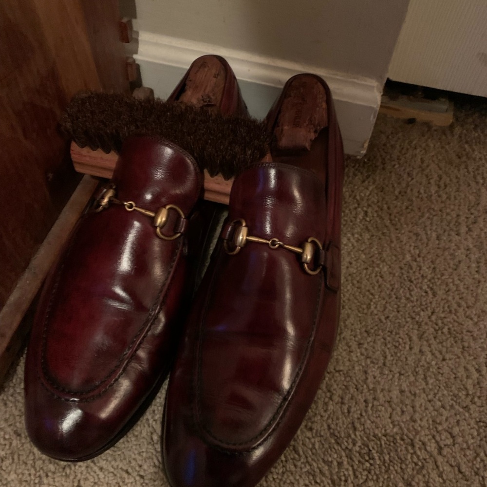 Gucci Men’s Jordaan Bit Loafers Size 11 US (10 UK)